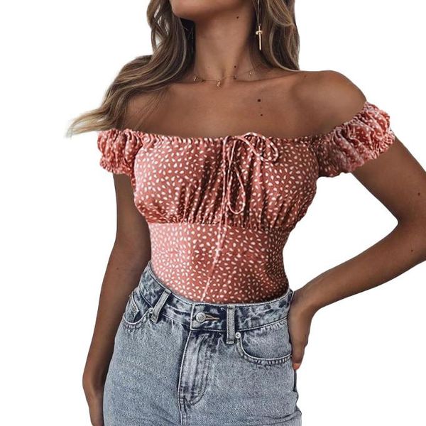 women's blouses & shirts polka dot printed slash neck blouse women summer casual soild color off shoulder shirt ladies party club w, White
women's blouses & shirts polka dot printed slash neck blouse women summer casual soild color off shoulder shirt ladies party club w, White