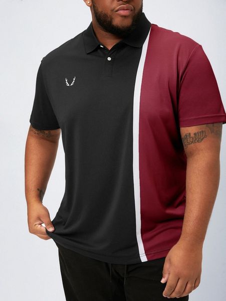 men color block antler print polo shirt r6jx#, White;black
men color block antler print polo shirt r6jx#, White;black