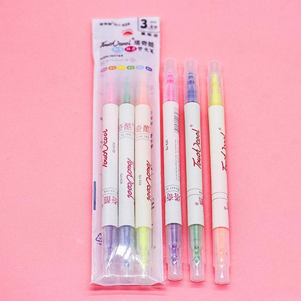 1set creative high capacity multicolour double highlighter hand account marker pen marcador child gift office school supplies h wmtnua, Black;red
1set creative high capacity multicolour double highlighter hand account marker pen marcador child gift office school supplies h wmtnua, Black;red