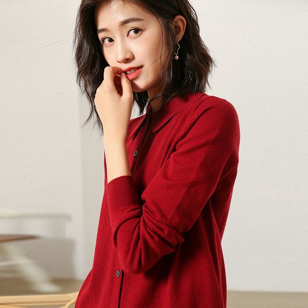 2021 long sleeves cashmere cardigan sweater spring women malha cardigans female fashion in collar mode from shirt eq6e, White;black
2021 long sleeves cashmere cardigan sweater spring women malha cardigans female fashion in collar mode from shirt eq6e, White;black