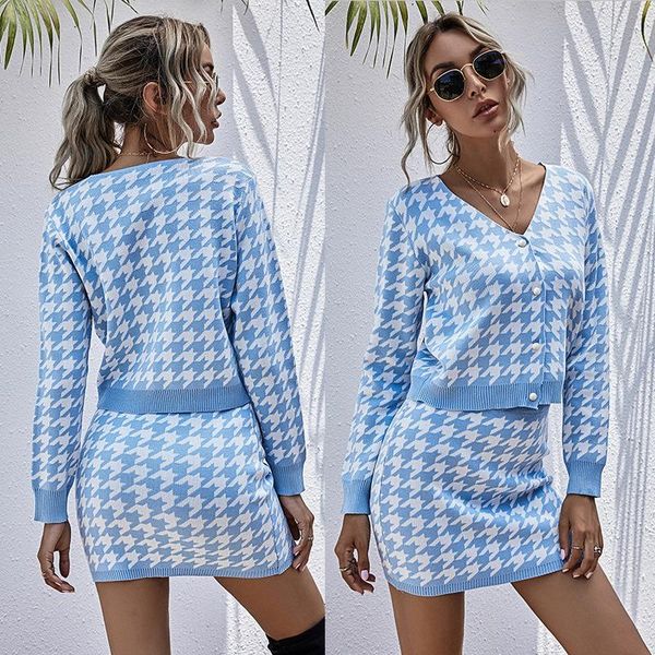 casual women's commuting skirt suit v-neck cardign elegant sweater long sleeve button office lady mini skirt set, Gray
casual women's commuting skirt suit v-neck cardign elegant sweater long sleeve button office lady mini skirt set, Gray