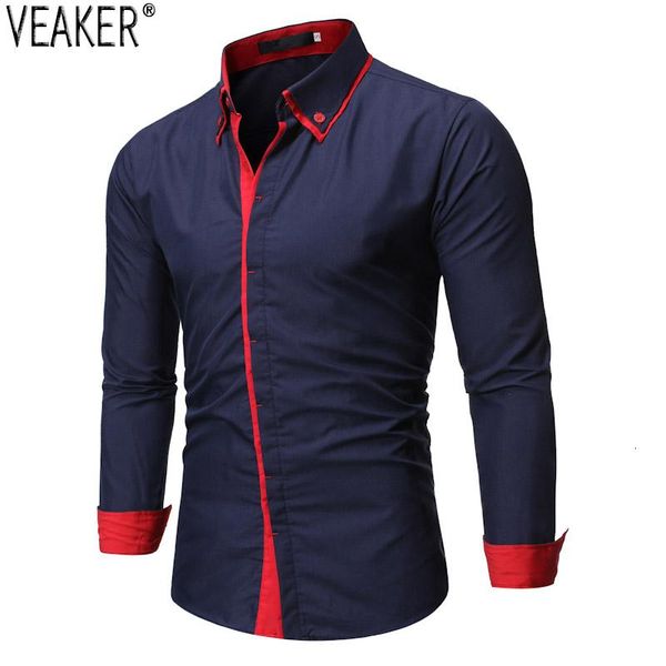 2020 autumn new men's casual long sleeve shirts male slim fit black gray patchwork shirt men business shirt s-2xl, White;black
2020 autumn new men's casual long sleeve shirts male slim fit black gray patchwork shirt men business shirt s-2xl, White;black