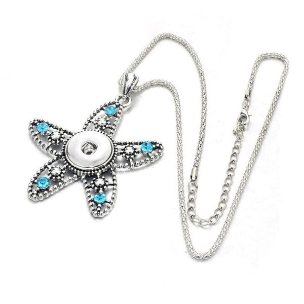 starfish snap button jewelry pendant necklace with link chain fit 18/20mm snap necklace women jewelr bbywyw, Silver
starfish snap button jewelry pendant necklace with link chain fit 18/20mm snap necklace women jewelr bbywyw, Silver