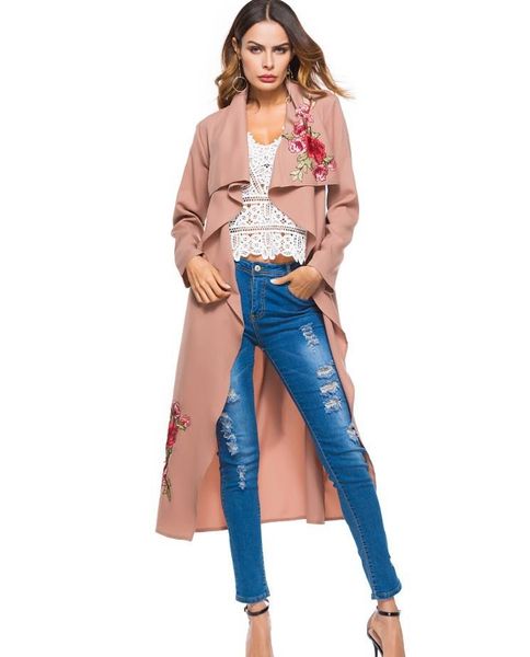 women's trench coats fashioncasual slim designer women spring coat 2021 full sleeve solid european windbreaker long autumn streetwear, Tan;black
women's trench coats fashioncasual slim designer women spring coat 2021 full sleeve solid european windbreaker long autumn streetwear, Tan;black