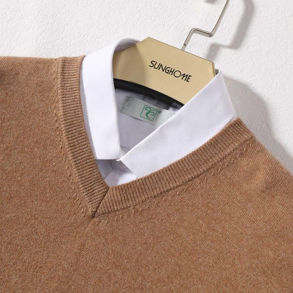 2021 selling vneck men's shirts 100% knitting cashmere sweater 10color winter clothes new macho tzgu, Black
2021 selling vneck men's shirts 100% knitting cashmere sweater 10color winter clothes new macho tzgu, Black