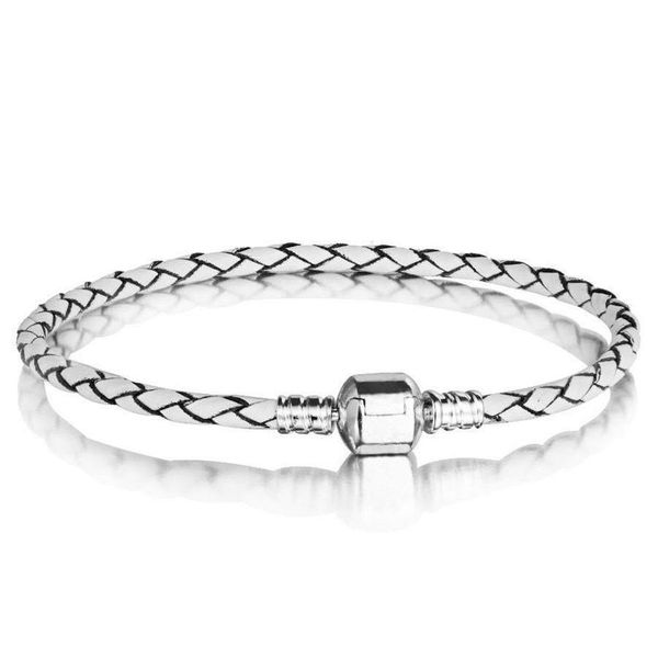 20cm authentic 925 sterling silver clasp bead original stamp woven leather bracelet fits pandora charms bracelet d sqccpp homes2007, Golden;silver
20cm authentic 925 sterling silver clasp bead original stamp woven leather bracelet fits pandora charms bracelet d sqccpp homes2007, Golden;silver