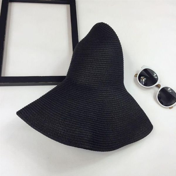 women summer straw weave sun visor hat bendable wired wide brim solid color foldable bucket cap sun protection beachwear 2 2xpd, Blue;gray
women summer straw weave sun visor hat bendable wired wide brim solid color foldable bucket cap sun protection beachwear 2 2xpd, Blue;gray