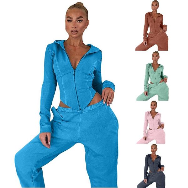 gym clothing womens tracksuit hoodies solid color long sleeve sweatshirt zipper pullover trend 2021 + pants two-piece set, White;black
gym clothing womens tracksuit hoodies solid color long sleeve sweatshirt zipper pullover trend 2021 + pants two-piece set, White;black
