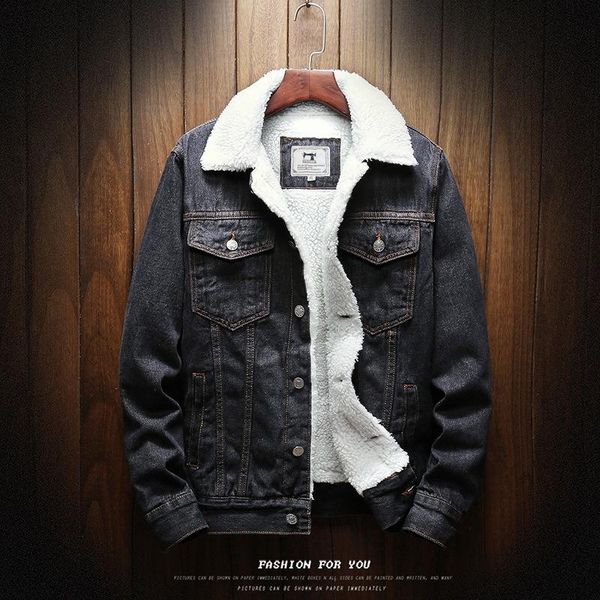 men jacket and coat trendy warm fleece denim jacket 2021 winter fashion mens jean outwear male cowboy plus size 6xl, Black;brown
men jacket and coat trendy warm fleece denim jacket 2021 winter fashion mens jean outwear male cowboy plus size 6xl, Black;brown