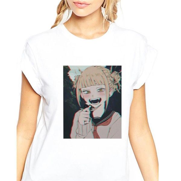 zoganki punk style women t shirt funny cartoon print harajuku t-shirts casual short sleeve o neck women female white tee