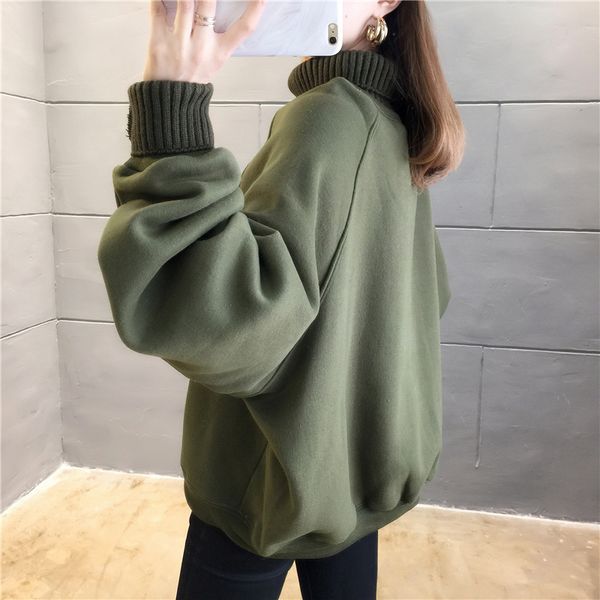 harajuku 2020 women high collar thickening female letter printing sweatshirt lady hoodies q1219, Black;white
harajuku 2020 women high collar thickening female letter printing sweatshirt lady hoodies q1219, Black;white