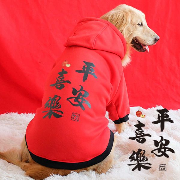 big autumn and winter cloth new year ftive golden fur tang samoye labrador chai medium large dog
big autumn and winter cloth new year ftive golden fur tang samoye labrador chai medium large dog