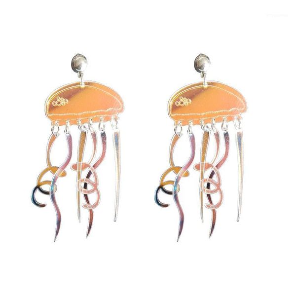 fantastic polychromatic jellyfish earrings for women fashion iridescence long acrylic earring jewelry gift e190021, Silver
fantastic polychromatic jellyfish earrings for women fashion iridescence long acrylic earring jewelry gift e190021, Silver