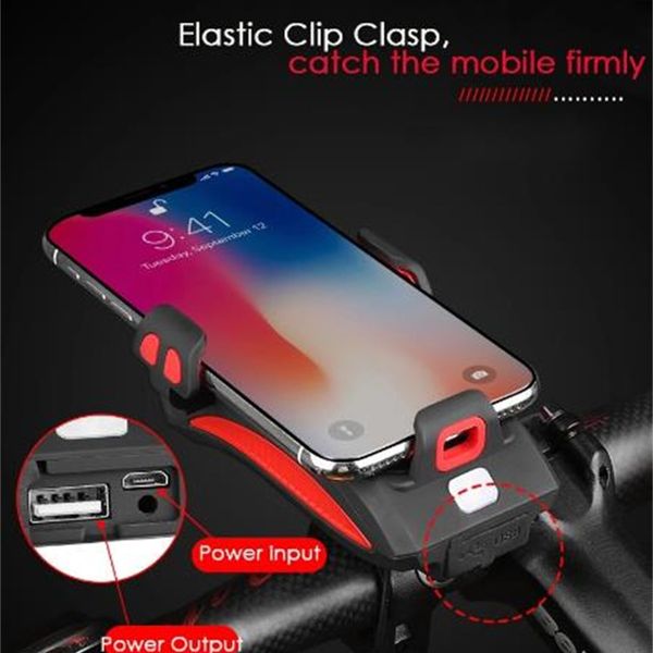4fds2awwaterproof usb rechargeable bike accessories front bicycle mobile phone holder with 2 led light and horn
4fds2awwaterproof usb rechargeable bike accessories front bicycle mobile phone holder with 2 led light and horn