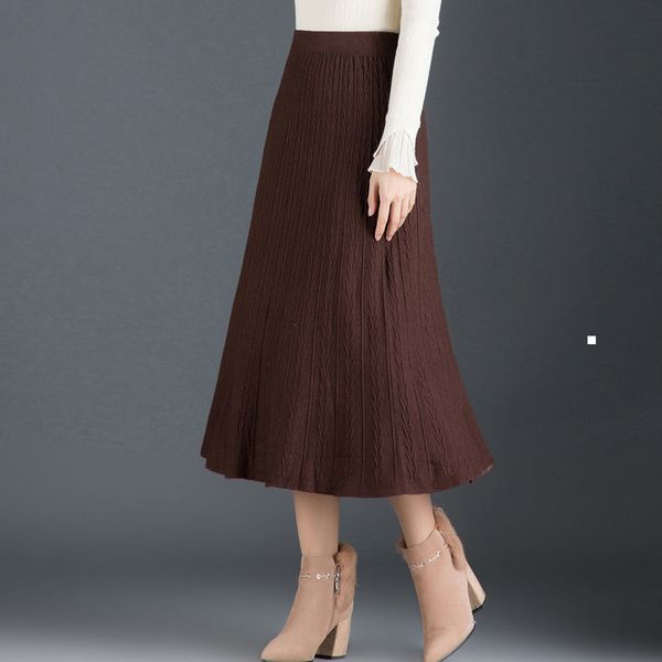 new 2021 vintage female winter thick sweater elastic high the line midi skirt tightly knit, elegant women's skirts y338 27fy 1qd3, Black
new 2021 vintage female winter thick sweater elastic high the line midi skirt tightly knit, elegant women's skirts y338 27fy 1qd3, Black