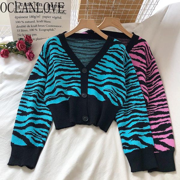 oceanlove autumn winter woman sweaters 2020 striped vintage short cardigans v neck single breasted vintage mujer chaqueta 19266, White
oceanlove autumn winter woman sweaters 2020 striped vintage short cardigans v neck single breasted vintage mujer chaqueta 19266, White