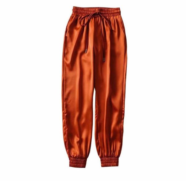 female summer satin cargo pants women loose casual sport women joggers streetwear cargo pants women sale, Black;white
female summer satin cargo pants women loose casual sport women joggers streetwear cargo pants women sale, Black;white