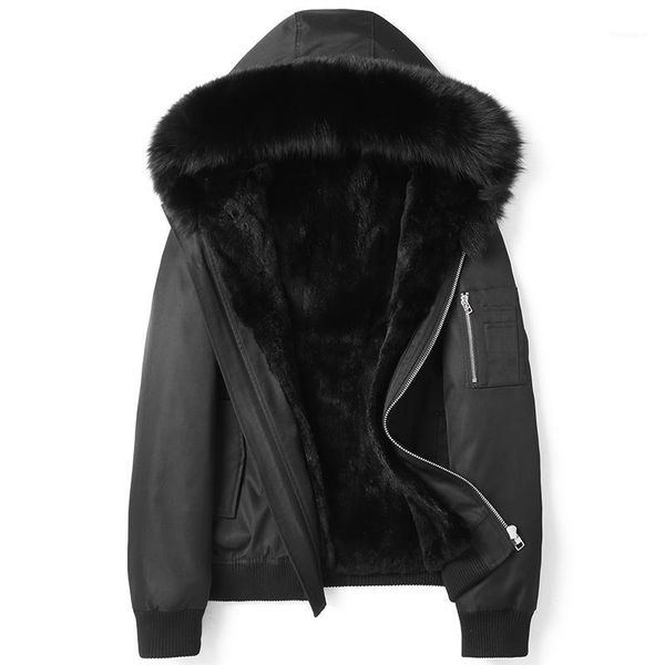 2020 parka real fur coat men winter jacket fur liner collar hooded parkas de hombre d09a9722 kj30151, Black
2020 parka real fur coat men winter jacket fur liner collar hooded parkas de hombre d09a9722 kj30151, Black