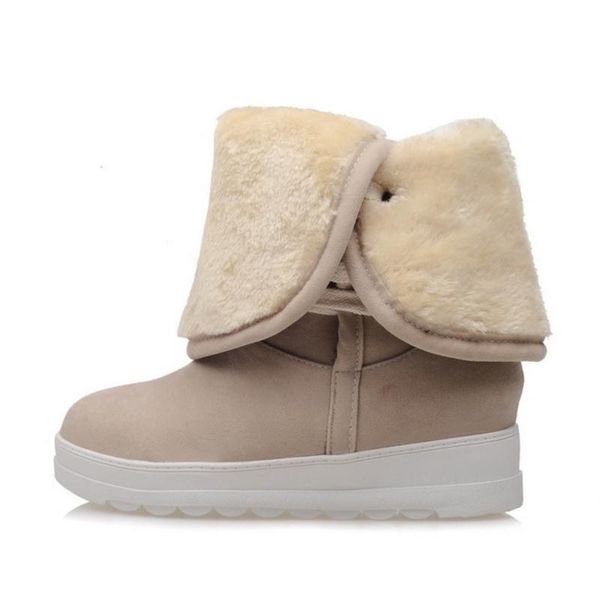 size 34-43 women warm fur boots cross strap round toe winter shoes women's fashion platform concise high heels boots, Black
size 34-43 women warm fur boots cross strap round toe winter shoes women's fashion platform concise high heels boots, Black
