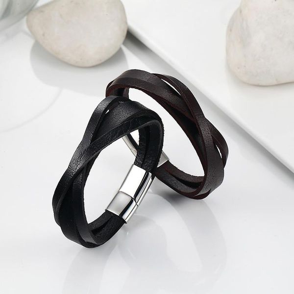 mkendn 2018 fashion stainless steel chain genuine multi-layer leather bracelet men vintage simple male braid jewelry for women wmtqws
mkendn 2018 fashion stainless steel chain genuine multi-layer leather bracelet men vintage simple male braid jewelry for women wmtqws