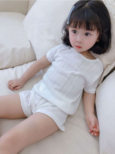 girls' comfortable home summer shorts short children's sve suit pajamas for children aged 3-8 5b07, Blue;red
girls' comfortable home summer shorts short children's sve suit pajamas for children aged 3-8 5b07, Blue;red