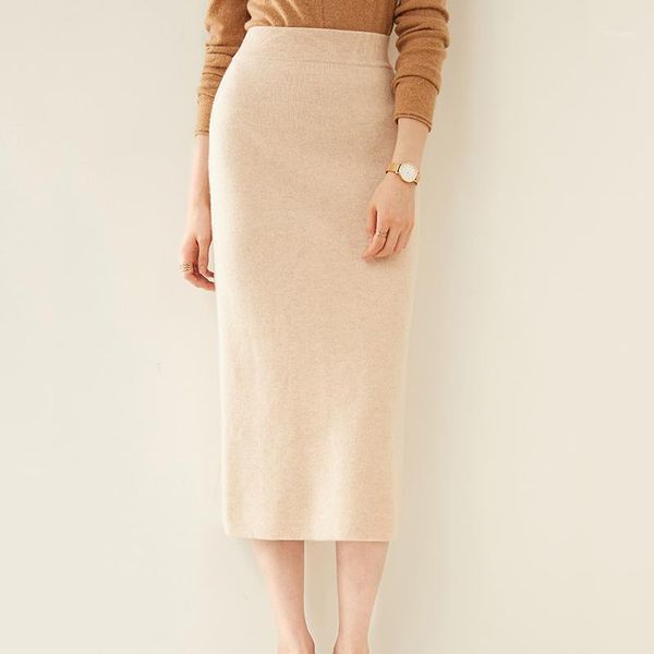 autumn/winter wool skirt for women in the long slender body wrap buttock over the knee high waist thick cashmere knitted versati1, Black
autumn/winter wool skirt for women in the long slender body wrap buttock over the knee high waist thick cashmere knitted versati1, Black