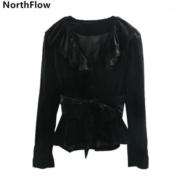 northflow jackets women velvet bow ruffles solid v-neck england style feminino femme jacket1, Black;brown
northflow jackets women velvet bow ruffles solid v-neck england style feminino femme jacket1, Black;brown