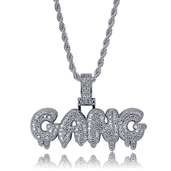 out letters iced pendant with chain aaa zircon 2 colours of men necklace hip hop rock fashion jewelry ewke, Silver
out letters iced pendant with chain aaa zircon 2 colours of men necklace hip hop rock fashion jewelry ewke, Silver