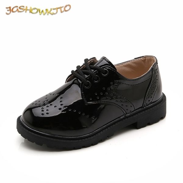 spring summer autumn kids shoes for boys girls british style children's casual sneakers pu leather fashion shoes 220121, Black 
spring summer autumn kids shoes for boys girls british style children's casual sneakers pu leather fashion shoes 220121, Black