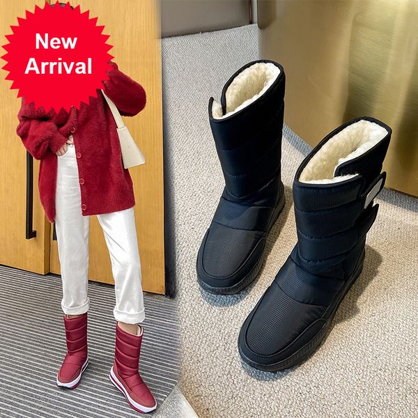 2020 ankle women dwaterproof water down flat winter cloth warm platform imitation hair-lined lamb women's boots s69v, Black
2020 ankle women dwaterproof water down flat winter cloth warm platform imitation hair-lined lamb women's boots s69v, Black