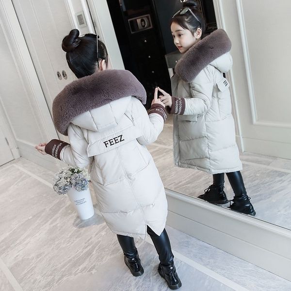 mudipanda children's winter jackets kids big fur hood outerwear for 4-14years girls warm cotton coat clothing thick parkas 201126, Blue;gray
mudipanda children's winter jackets kids big fur hood outerwear for 4-14years girls warm cotton coat clothing thick parkas 201126, Blue;gray