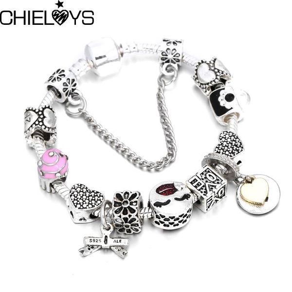 chieloys beautiful gift with bowknot pendant with nice beads charm bracelets & bangles for women diy jewelry fine bracelet, Golden;silver
chieloys beautiful gift with bowknot pendant with nice beads charm bracelets & bangles for women diy jewelry fine bracelet, Golden;silver