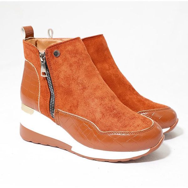 boots woman 2021 women wedges heels ladies ankle non-slip zipper leather shoes autumn female footwear botas mujer1, Black
boots woman 2021 women wedges heels ladies ankle non-slip zipper leather shoes autumn female footwear botas mujer1, Black