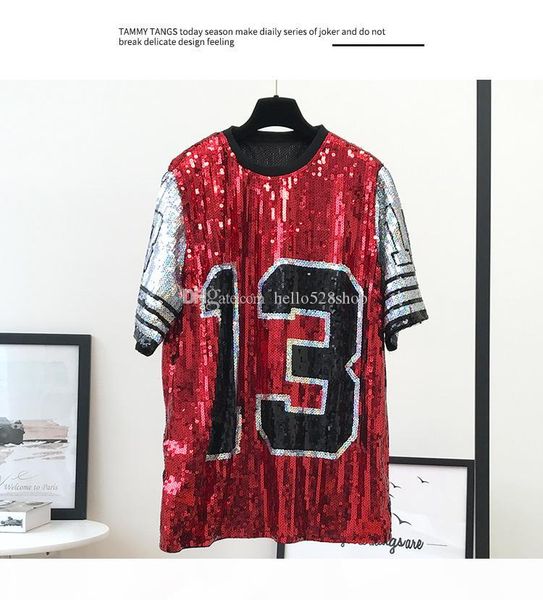 hello528shop summer fashion #13 sequined for women long t-shirt pullover performance hip hop ladies clothing nightclub dress, White
hello528shop summer fashion #13 sequined for women long t-shirt pullover performance hip hop ladies clothing nightclub dress, White