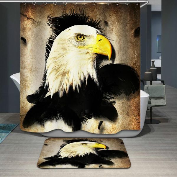 eagle shower curtain yellow mouth bird totem bathroom decor home bathtub polyester hang curtain set and non-slip bath mat carpet
eagle shower curtain yellow mouth bird totem bathroom decor home bathtub polyester hang curtain set and non-slip bath mat carpet