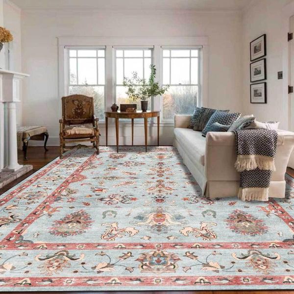 carpets american country style geometric flower printed living room table area rugs kitchen bathroom bedroom non-slip floor mat
carpets american country style geometric flower printed living room table area rugs kitchen bathroom bedroom non-slip floor mat
