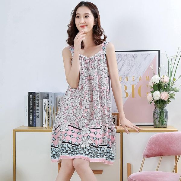2020 women's midi night dress printing loose elegant feamle sleepwear sleeveless spaghetti strap casual nightwear for women1, Black;red
2020 women's midi night dress printing loose elegant feamle sleepwear sleeveless spaghetti strap casual nightwear for women1, Black;red