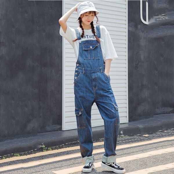 belt high multi-pocket denim bib female port wind loose in a straight line slimming overalls longer s-4xl 5xl pants i6br, Black;white
belt high multi-pocket denim bib female port wind loose in a straight line slimming overalls longer s-4xl 5xl pants i6br, Black;white