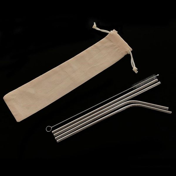 stainless reusable steel metal straw set with cleaning brush linen bag packing 4+1 combination 1 nlgo6
stainless reusable steel metal straw set with cleaning brush linen bag packing 4+1 combination 1 nlgo6