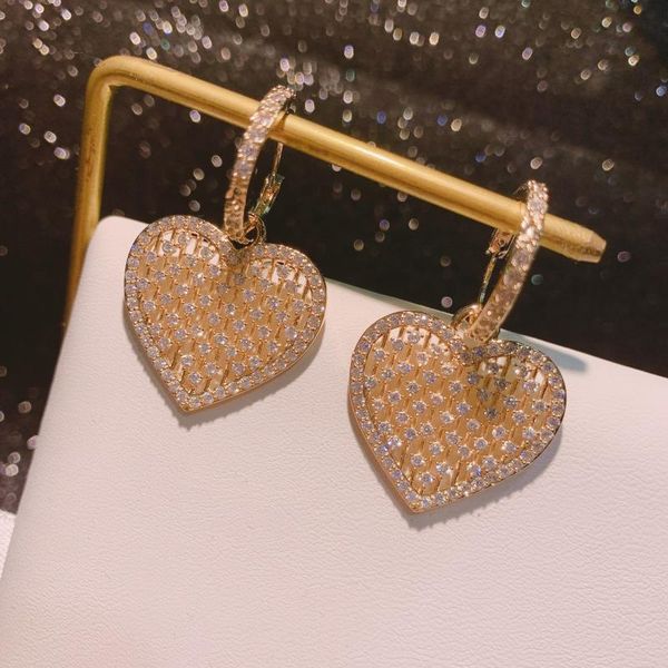 bilincolor full zircon personality simple mesh lover earrings drop earrings for women party or gift, Silver
bilincolor full zircon personality simple mesh lover earrings drop earrings for women party or gift, Silver
