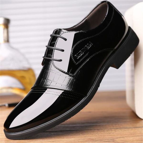 classic business dress pointy high casual leather luxury men's shoes zapatos cgnl, Black
classic business dress pointy high casual leather luxury men's shoes zapatos cgnl, Black