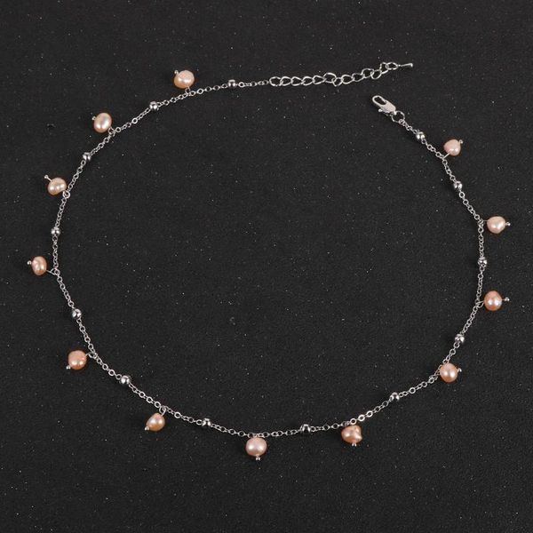 chokers silver color chain natural freshwater pearls choker necklace women statement collares korean fashion jewelry gift collier, Golden;silver
chokers silver color chain natural freshwater pearls choker necklace women statement collares korean fashion jewelry gift collier, Golden;silver