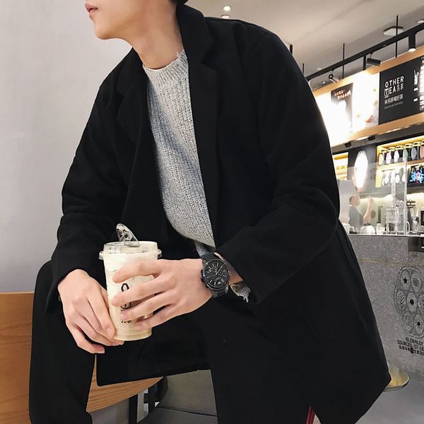new casaco 2021 outono inverno novo fino slida engrossado longo solto lazer personalidade juventude masculino wear ke54, Tan;black
new casaco 2021 outono inverno novo fino slida engrossado longo solto lazer personalidade juventude masculino wear ke54, Tan;black