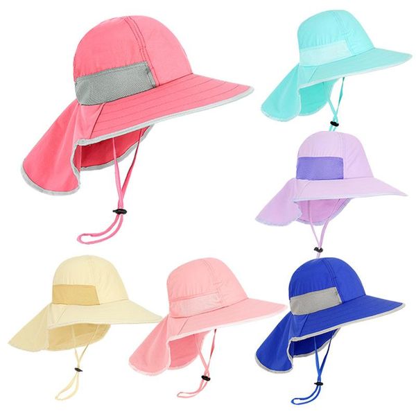 kids summer hat girls boys sun hat with neck flap uv protection safari baby child summer travel cap 2-12 years old, Blue;gray
kids summer hat girls boys sun hat with neck flap uv protection safari baby child summer travel cap 2-12 years old, Blue;gray