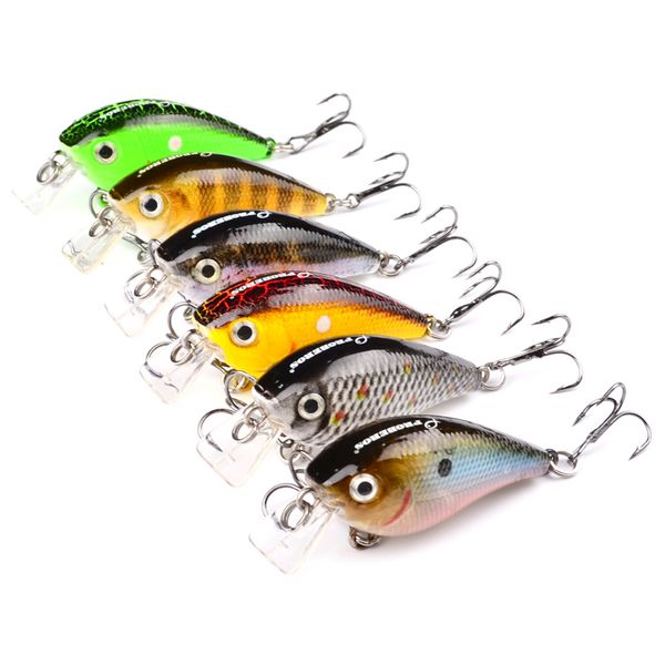 6pcs crankbait fishing lures mixed sizes trolling minnow artificial crank bass baits wobbler trout carp fishing tackle
6pcs crankbait fishing lures mixed sizes trolling minnow artificial crank bass baits wobbler trout carp fishing tackle