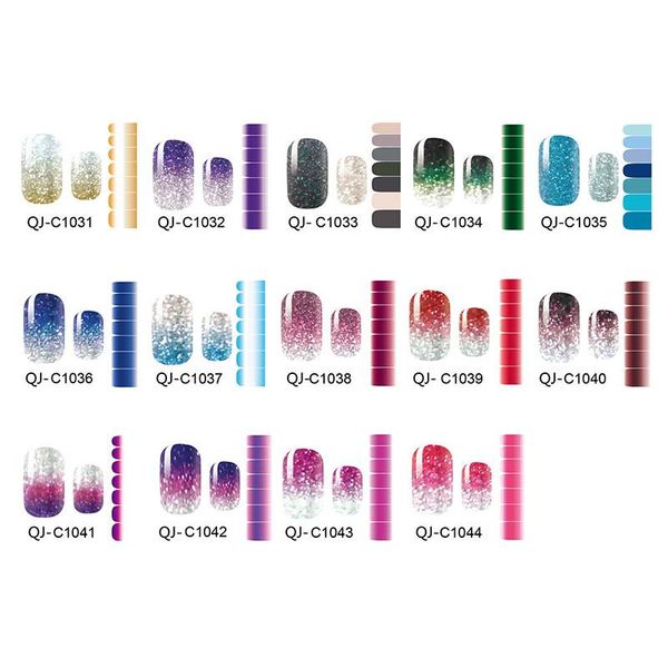 2020 new 1 pcs glitter powder gradient color nail sticker full cover diy self-adhesive nail art decoration selling, Black
2020 new 1 pcs glitter powder gradient color nail sticker full cover diy self-adhesive nail art decoration selling, Black