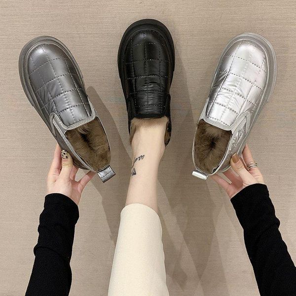 boots 2021 cotton shoes pu leather shallow mouth women snow winter warm plush short female flat non-slip ladies, Black
boots 2021 cotton shoes pu leather shallow mouth women snow winter warm plush short female flat non-slip ladies, Black