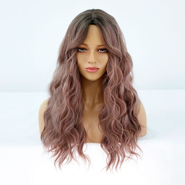 costume accessories brown to pink ombre daily wave synthetic wigs for black white women with bangs natural heat resistant cosplay hair wavy, Silver
costume accessories brown to pink ombre daily wave synthetic wigs for black white women with bangs natural heat resistant cosplay hair wavy, Silver