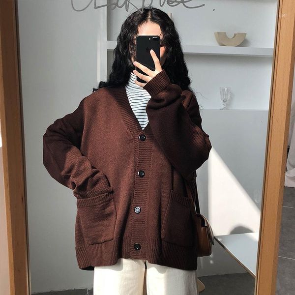 8 colors 2018 autumn and winter korean chic style solid color pocket v neck sweater knitted cardigans womens (x151)1, White;black
8 colors 2018 autumn and winter korean chic style solid color pocket v neck sweater knitted cardigans womens (x151)1, White;black