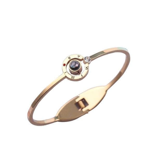 bangle charming women 100 languages i love you memory bracelet alloy rose gold roman numerals wedding party jewelry for drop, Black
bangle charming women 100 languages i love you memory bracelet alloy rose gold roman numerals wedding party jewelry for drop, Black